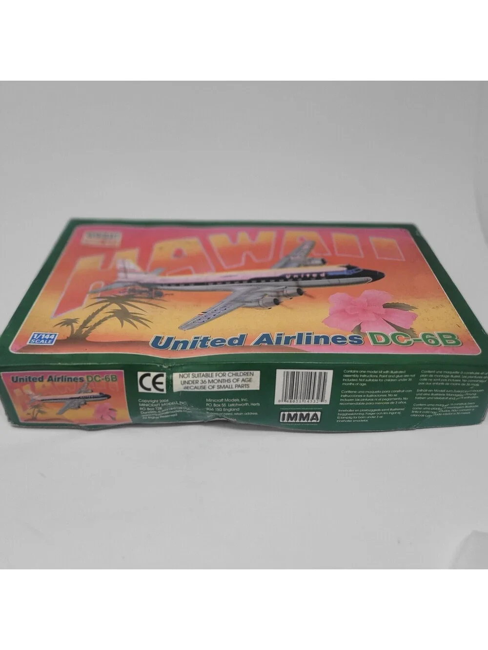 Minicraft 14532 Douglas United Airlines Hawaii DC-6B Mainliner 1/144 Model Kit